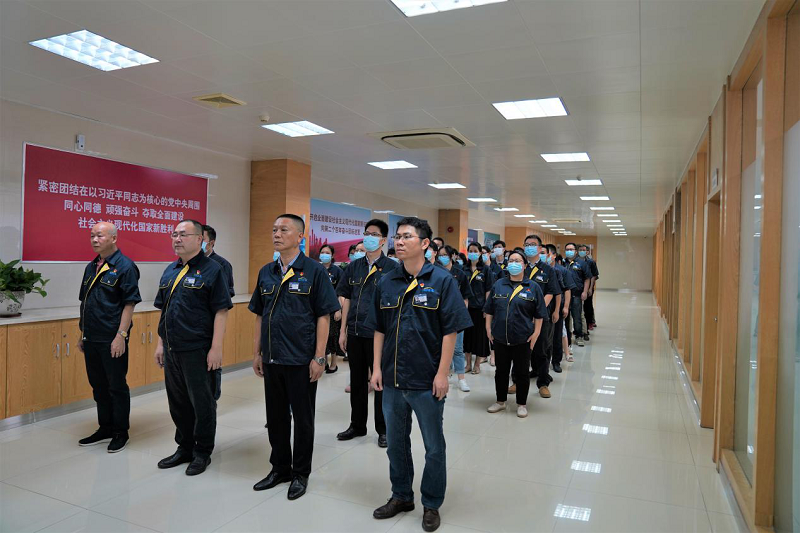 喜迎二十大 奮進新征程 ——記廣州廣日物流有限公司黨總支升旗儀式